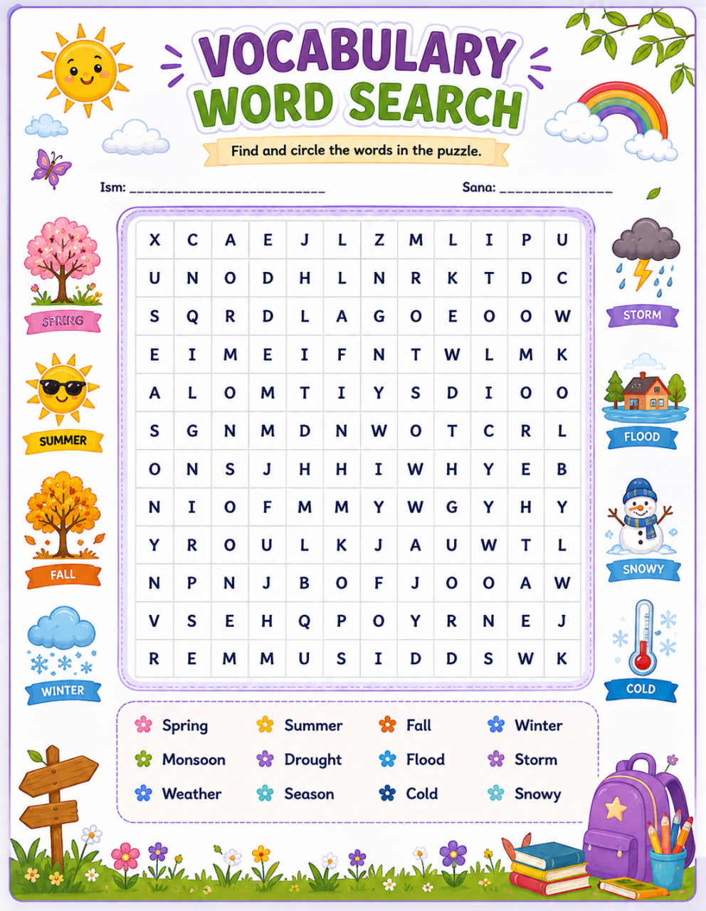 worksheet